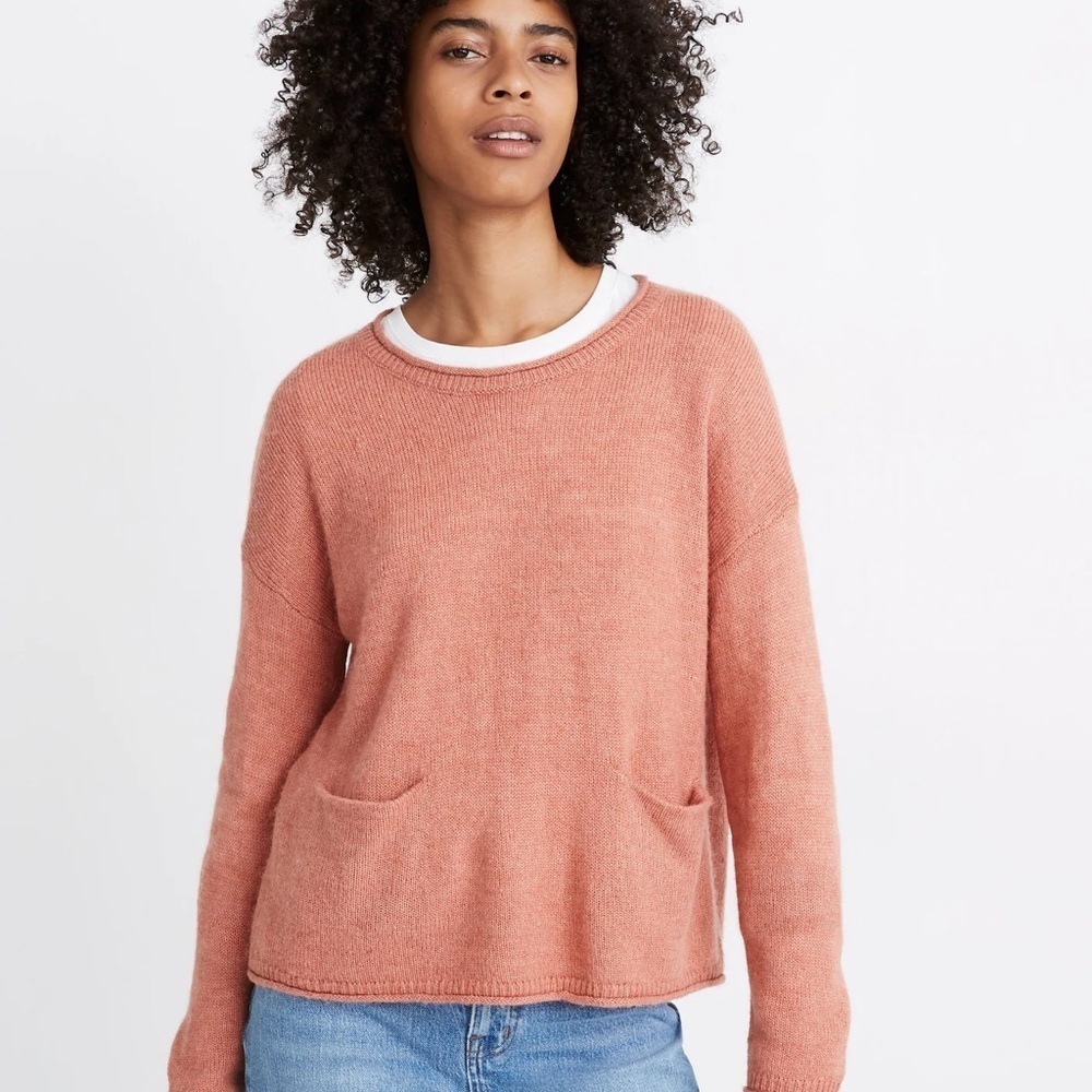 Madewell Chelsea Pocket Pullover Sweater | XS